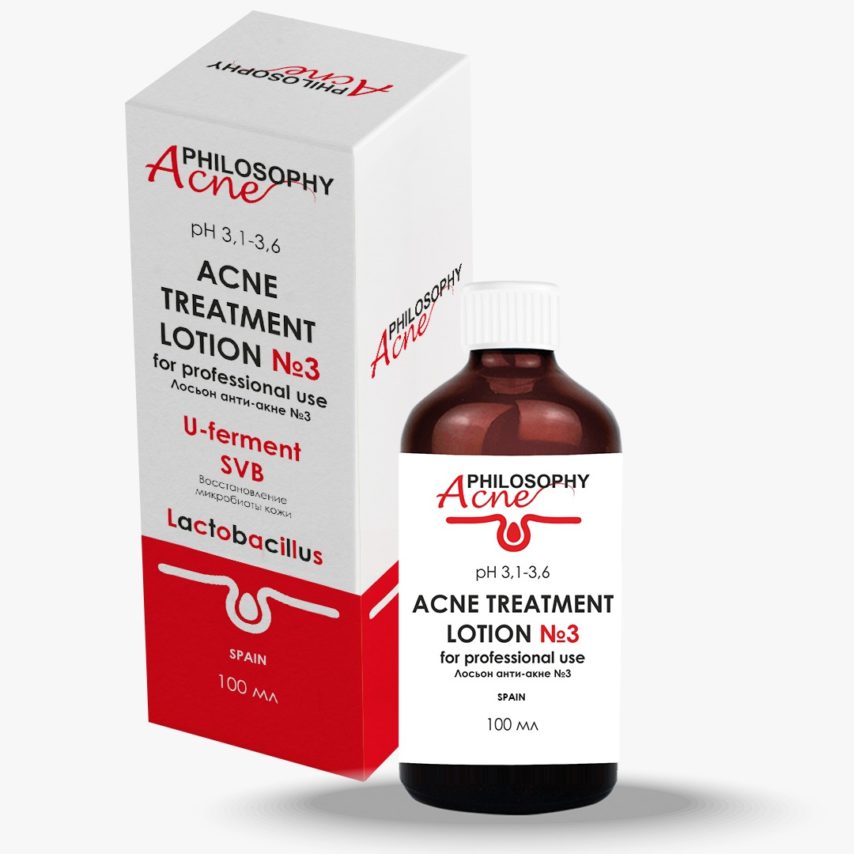 Лечебный лосьон №3 100 млAcne treatment lotion №3 100ml - фото 1